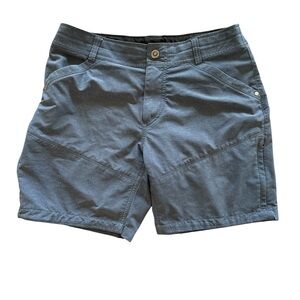 Kuhl Blue Flat Front Shorts Mid-Length Casual